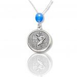Silver 925° car charm with Saint Christopher (code M2336)